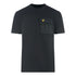 Lyle Scott Ripstop Pocket Black T Shirt Ts1402V Z865